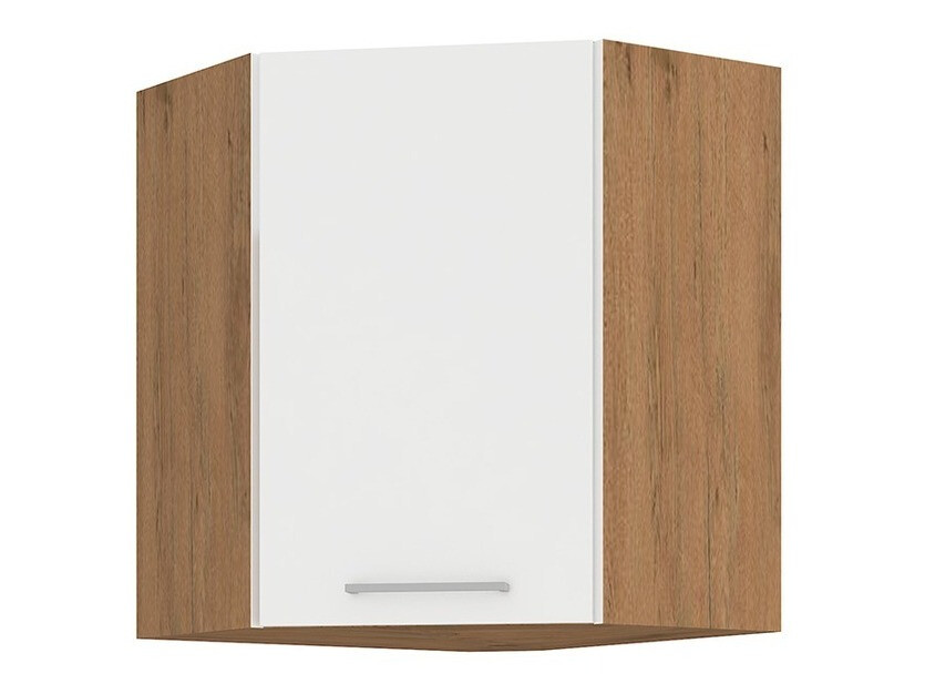 Armoire d'angle murale modulaire Wood White 129