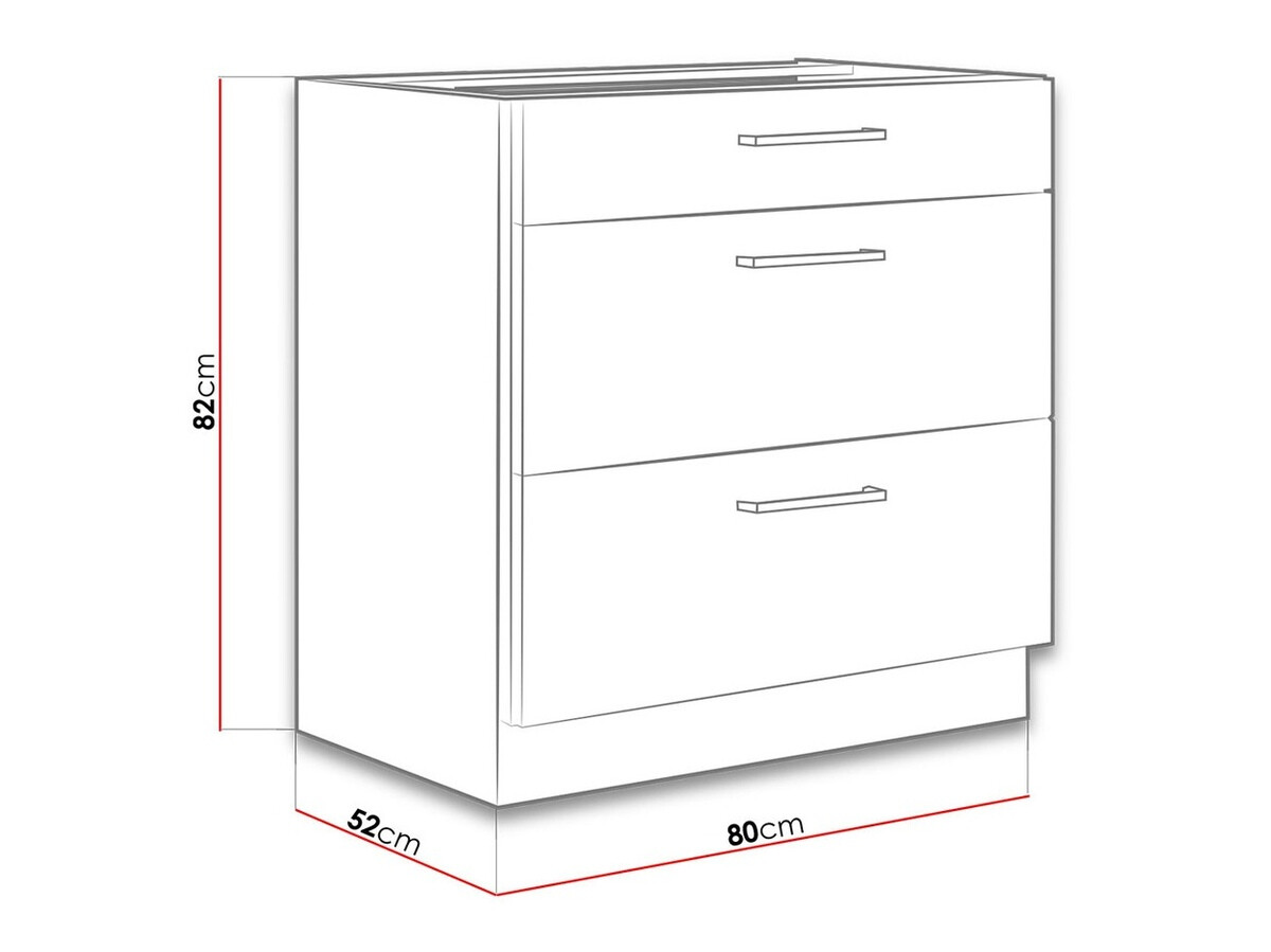 Armoire modulaire avec tiroirs Wood Grey 123