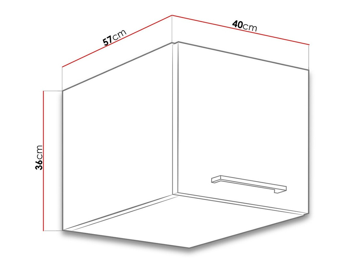 Armoire murale modulaire Wood White 130