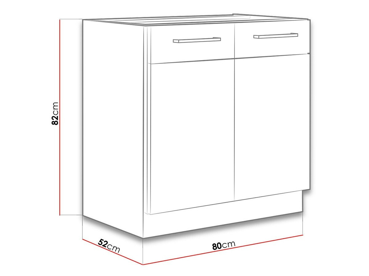 Armoire modulaire pour évier avec portes Wood Grey 108