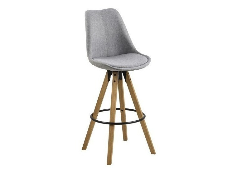 Salle à manger complète Norsica 517 (Gris + Clair bois)