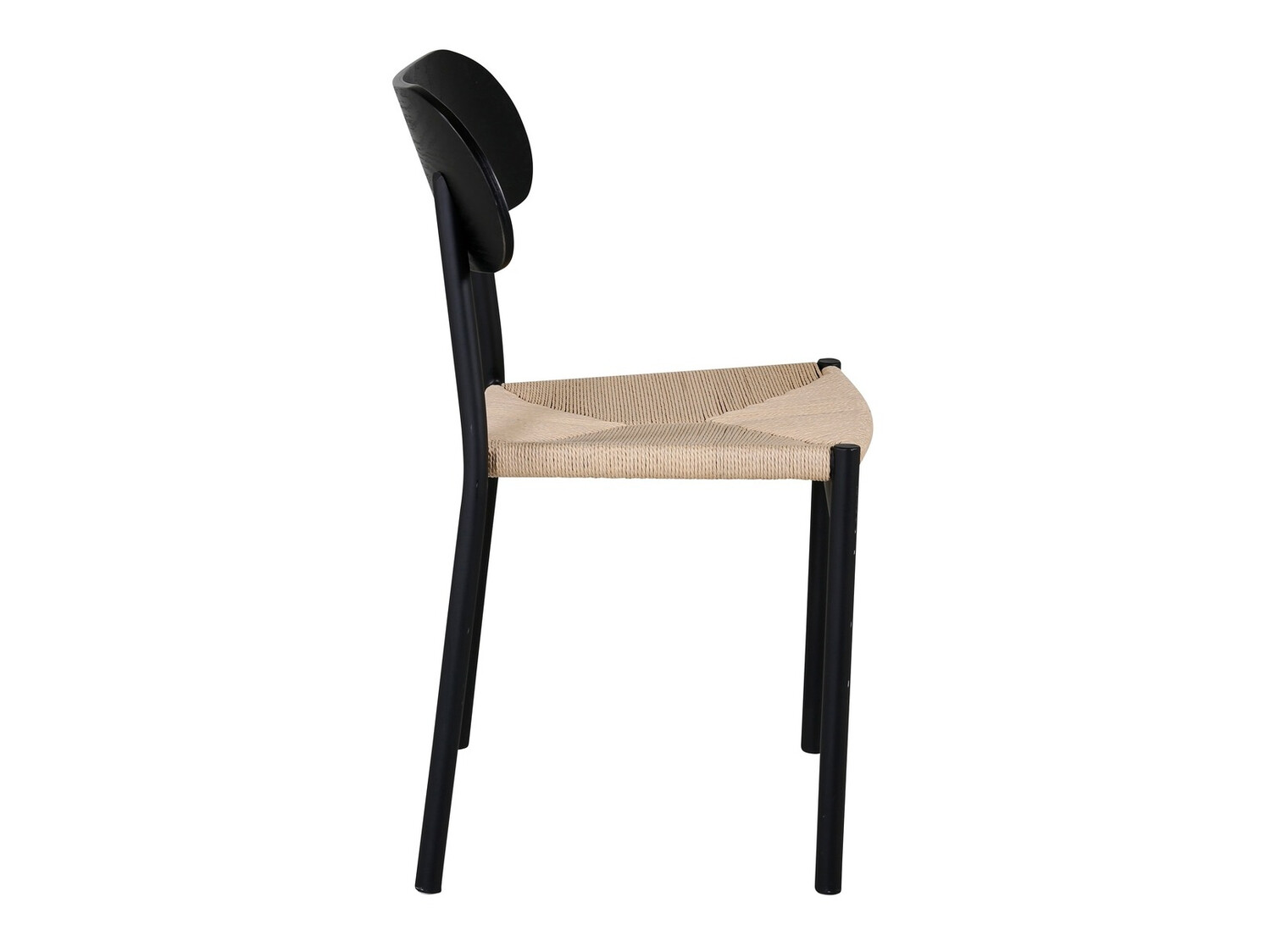 Chaise Dallas 254 (Noir + Brun clair)