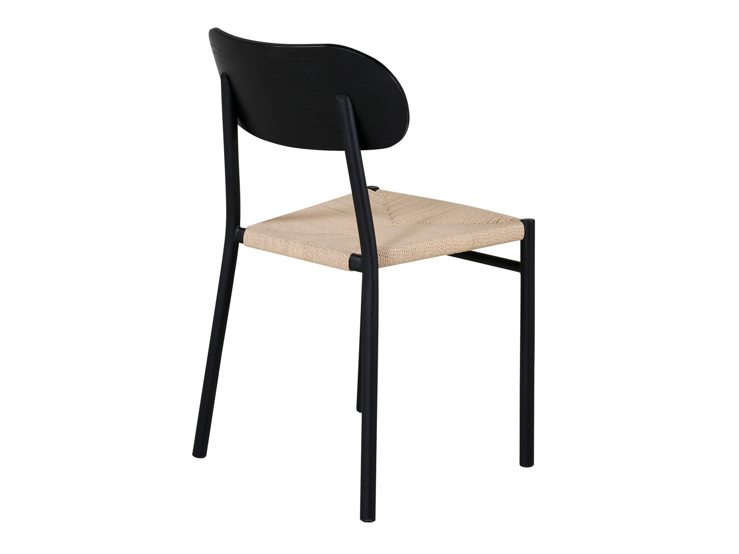 Chaise Dallas 254 (Noir + Brun clair)