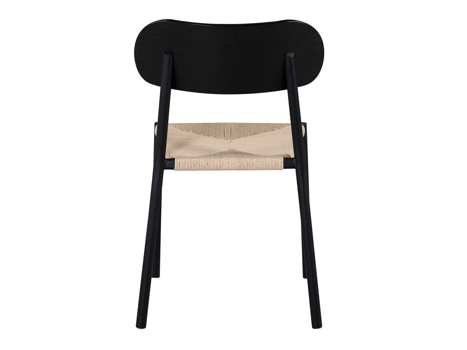 Chaise Dallas 254 (Noir + Brun clair)