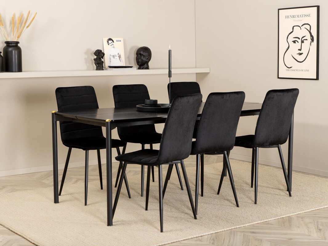 Chaise Dallas 2552 (Noir)