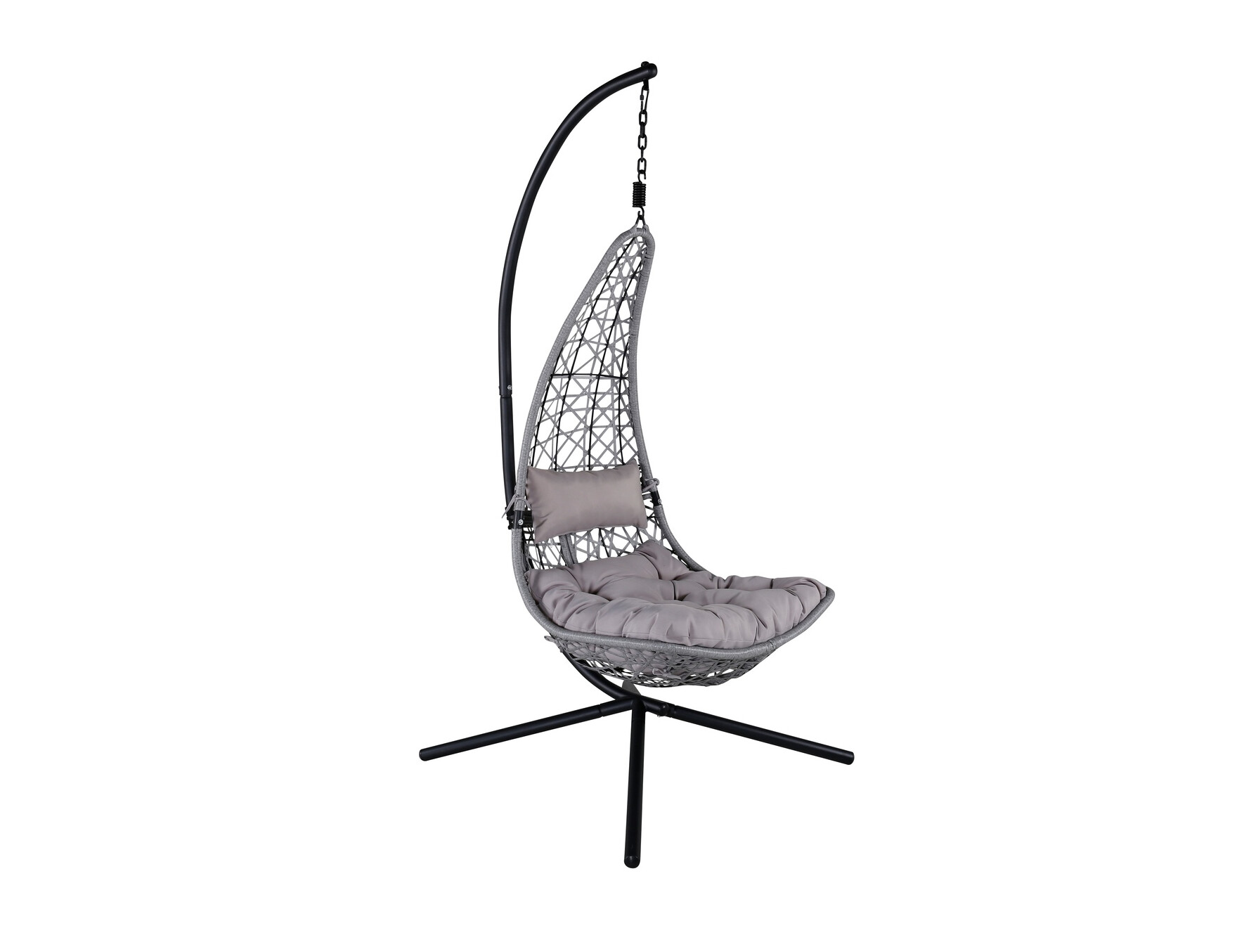 Chaise suspendu Dallas 519 (Noir + Gris)