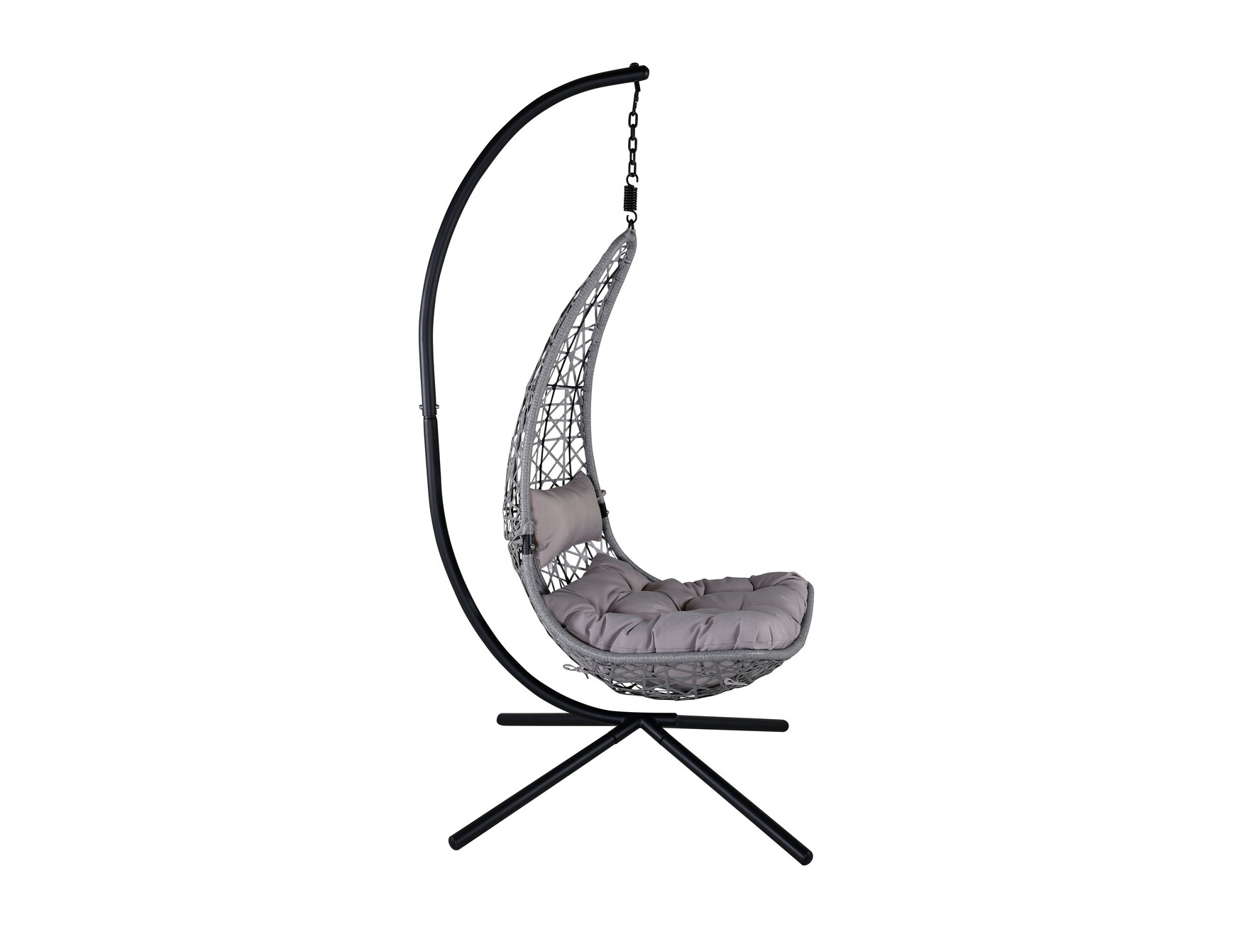 Chaise suspendu Dallas 519 (Noir + Gris)