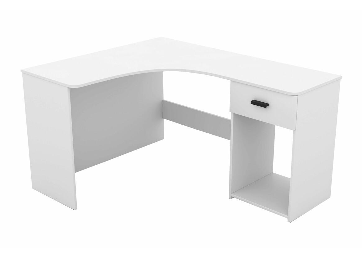 Bureau d'angle Austin 303 (Blanc)