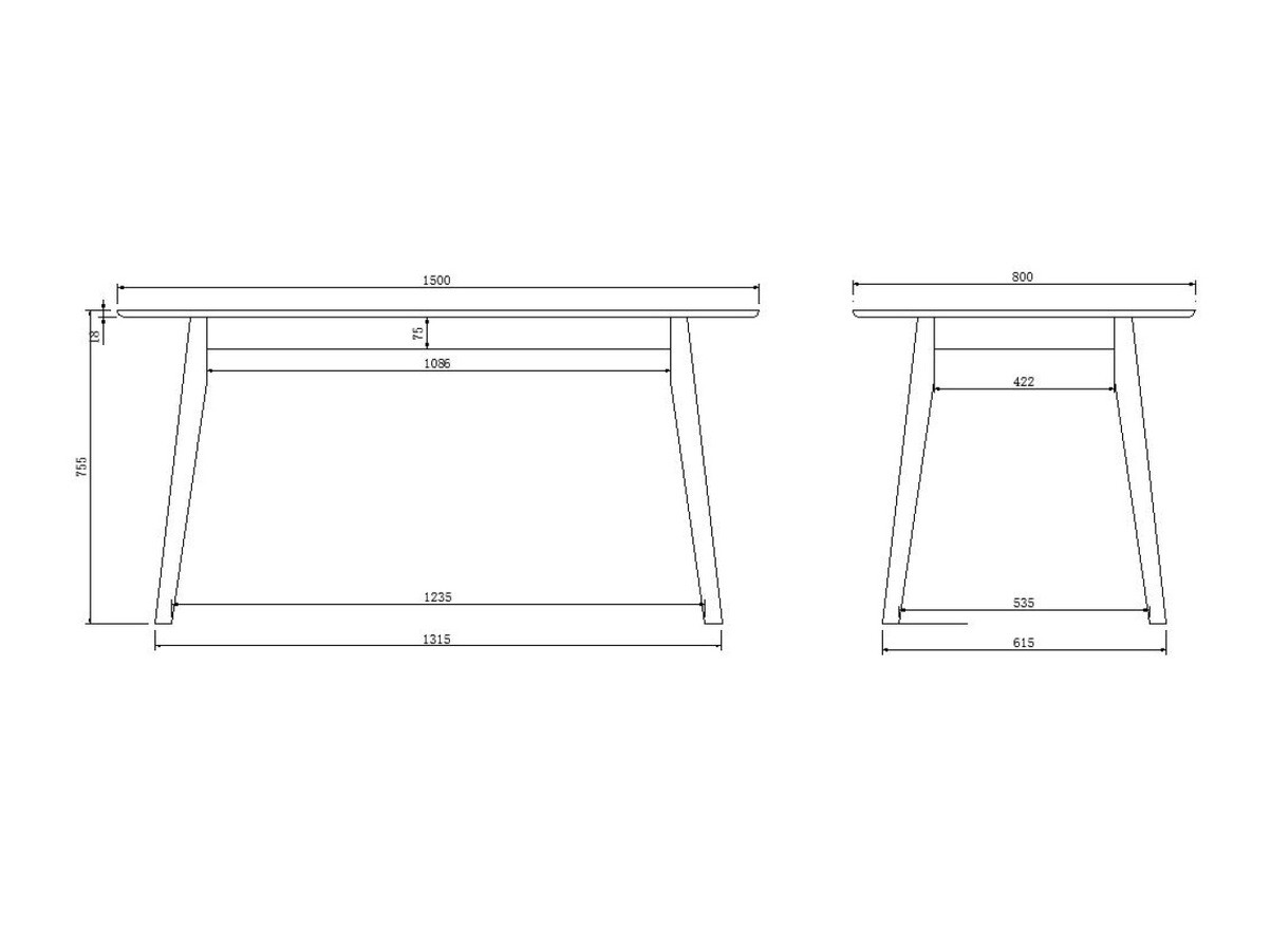 Table Norsica Daltea 101