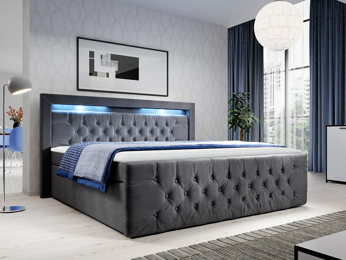 Lit boxspring Aura