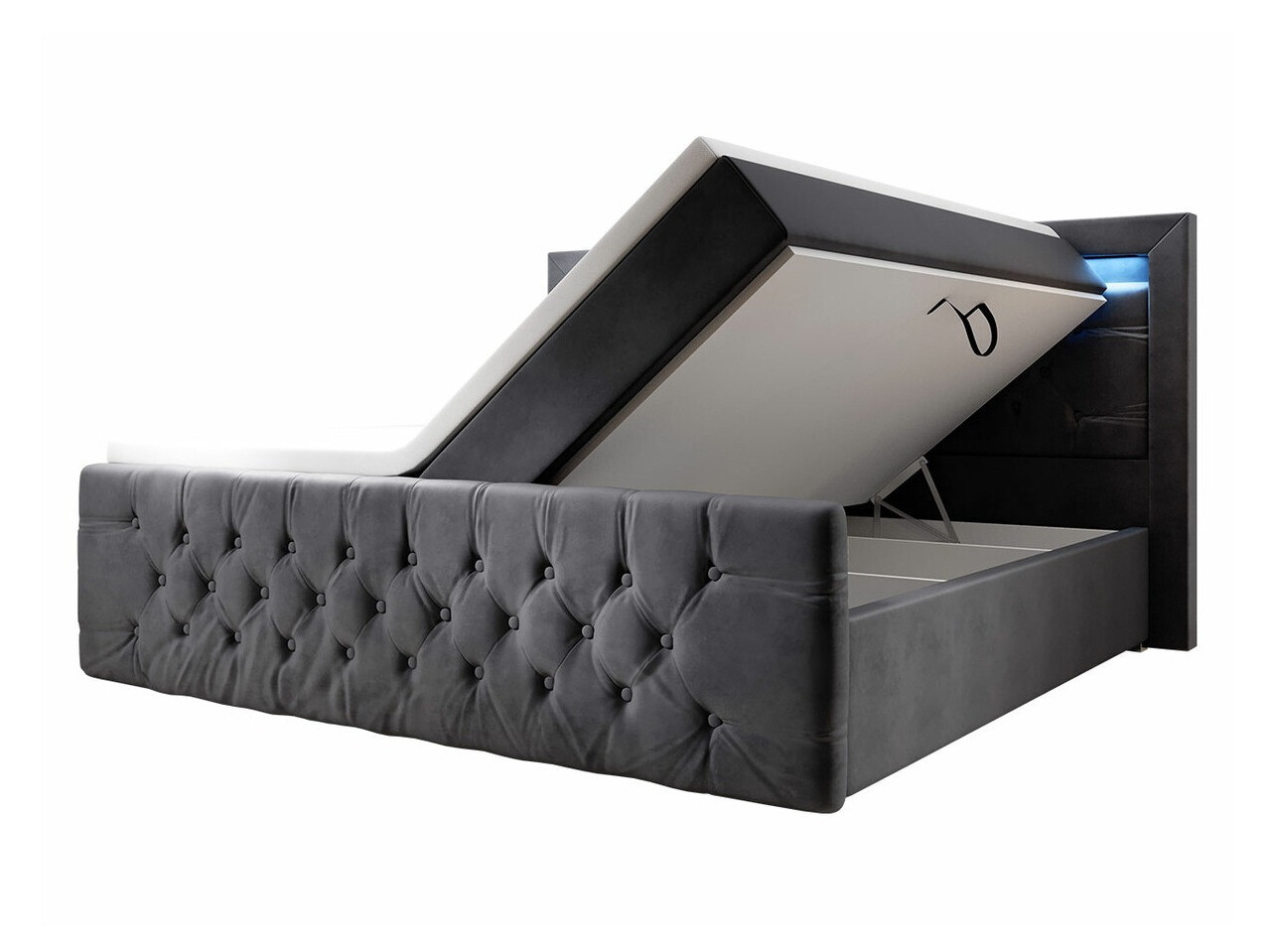 Lit boxspring Aura