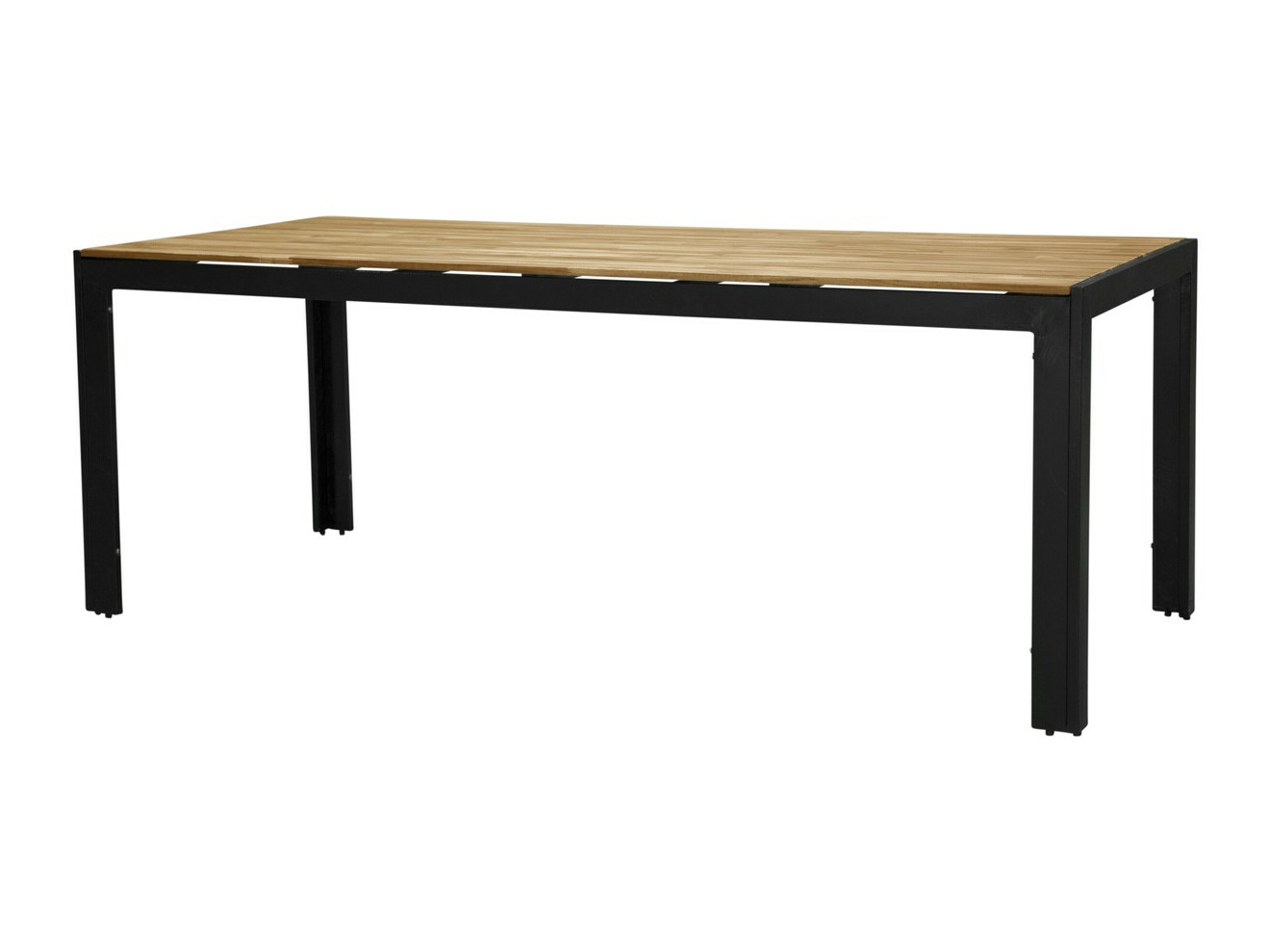 Table de jardin Dallas 673 (Acacia + Noir)