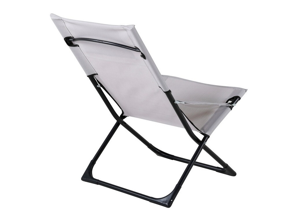 Chaise de jardin Dallas 800 (Gris + Noir)