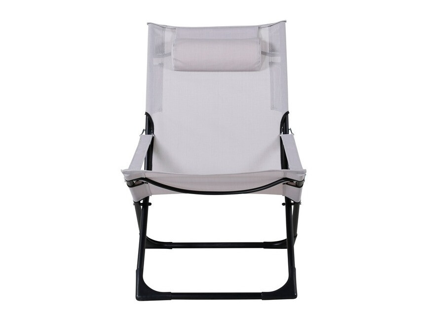 Chaise de jardin Dallas 800 (Gris + Noir)