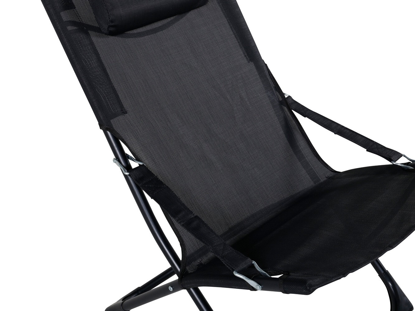 Chaise de jardin Dallas 800 (Noir)
