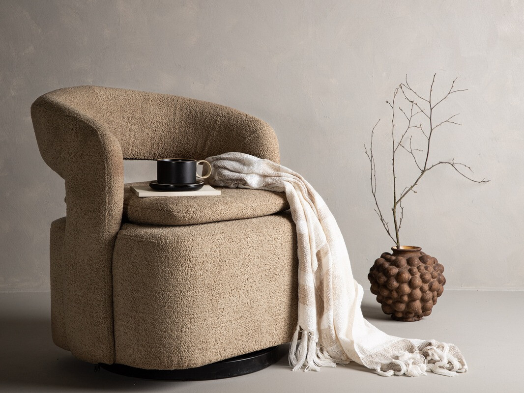 Fauteuil Dallas 3170 (Beige + Noir)