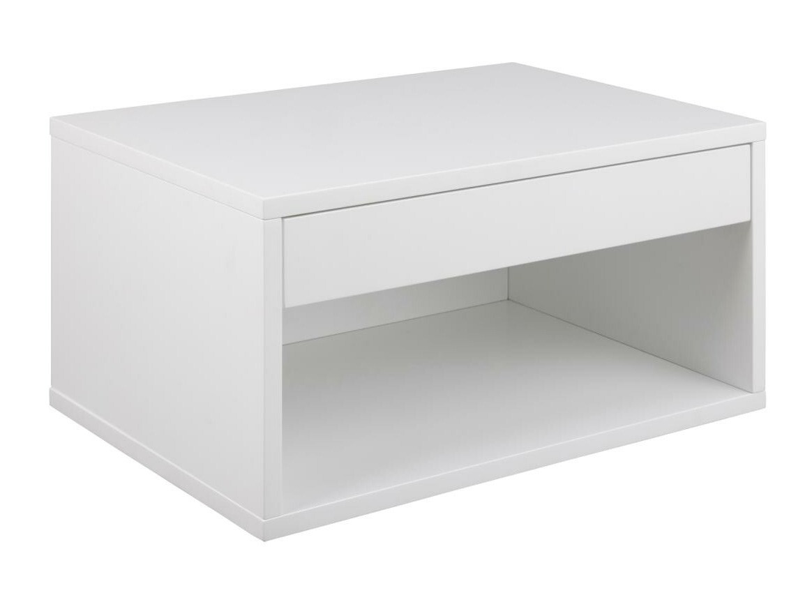 Table de chevet Norsica 600 (Blanc)