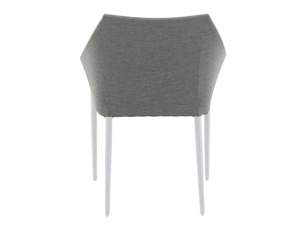 Chaise de jardin Dallas 2563 (Blanc + Gris)