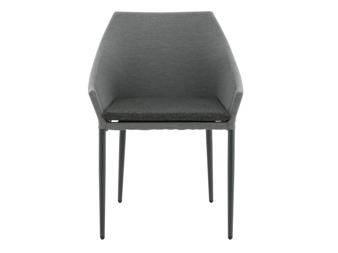 Chaise de jardin Dallas 2563 (Noir + Gris)
