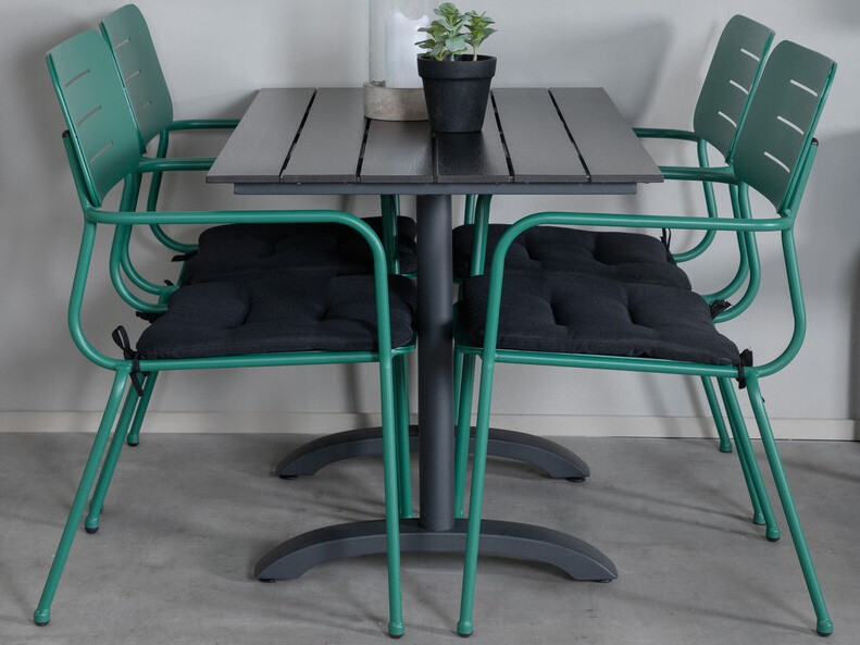 Chaise de jardin Dallas 2773 (Vert + Noir)