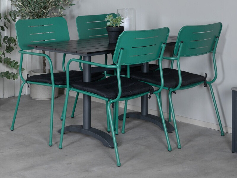 Chaise de jardin Dallas 2773 (Vert + Noir)