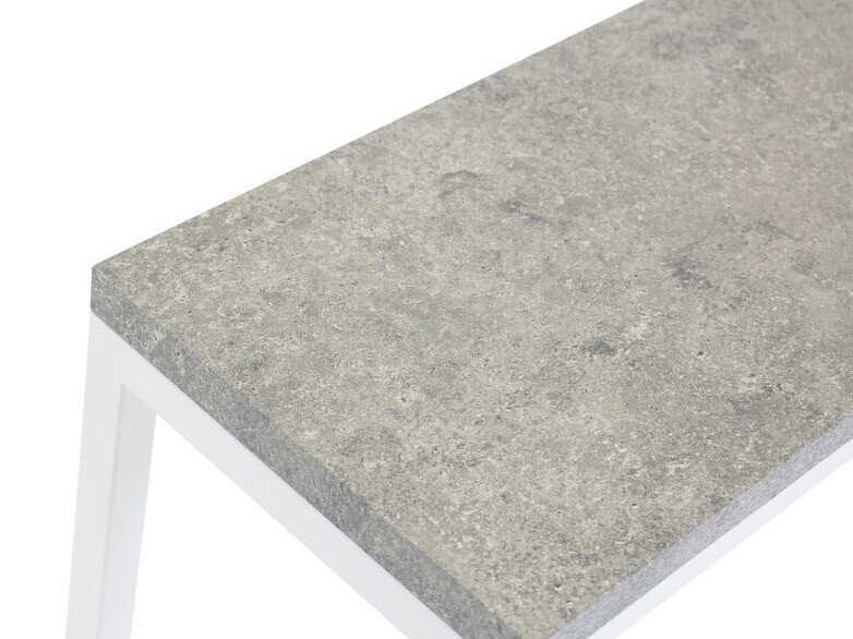 Console Dallas 2468 (Blanc + Béton)