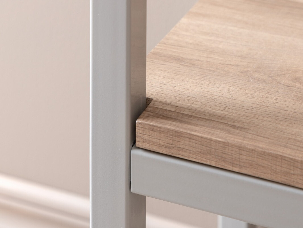 Console Dallas 2521 (Clair bois + Gris)