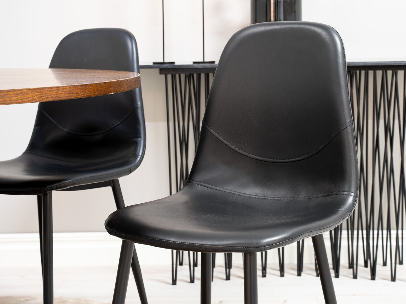 Salle à manger complète Dallas 309 (Noir)