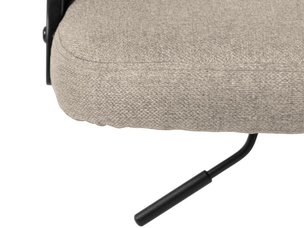 Chaise de bar mi-hauteur Norsica 606 (Brun clair + Noir)