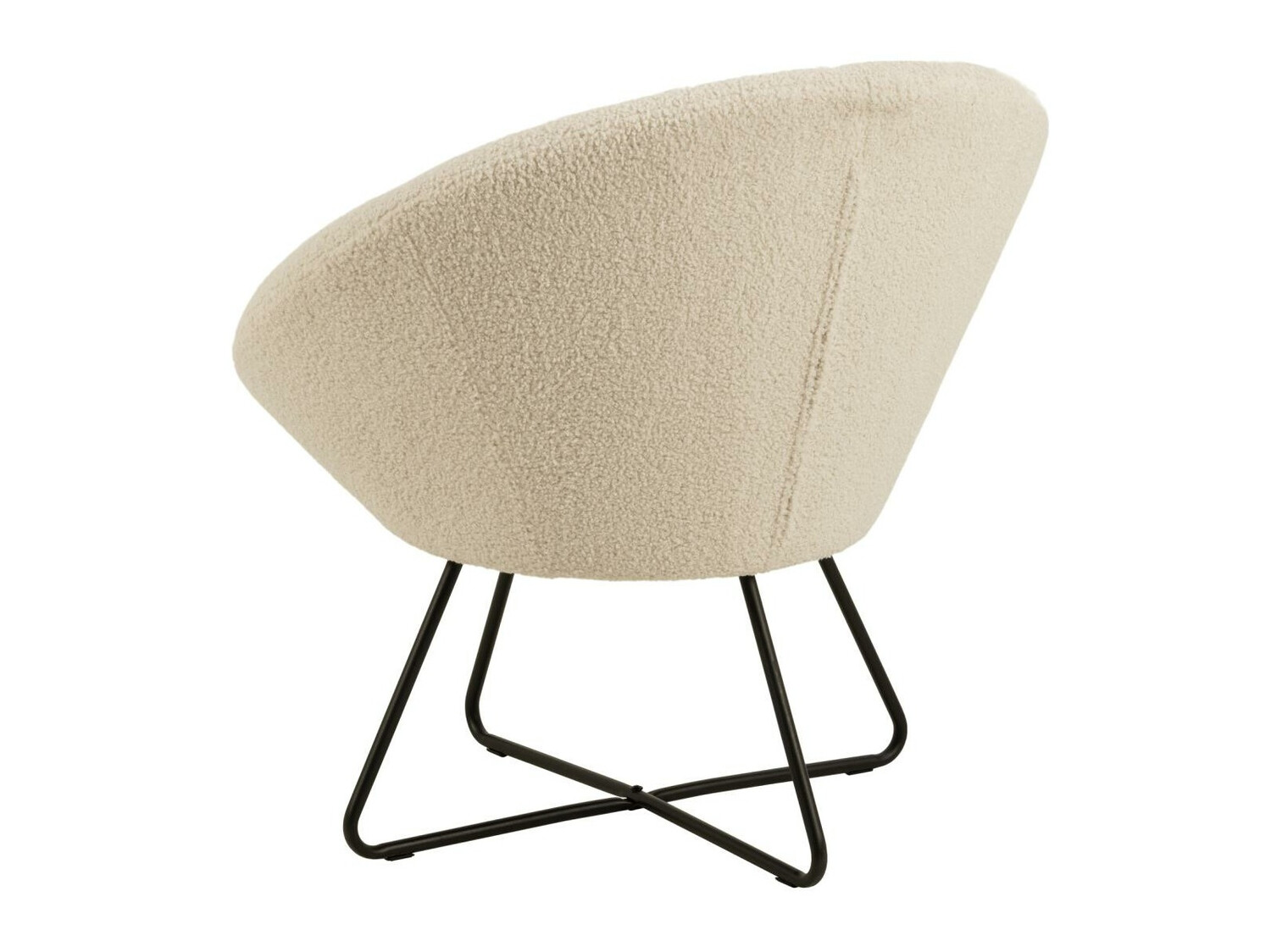 Fauteuil Norsica 245 (Crème + Noir)