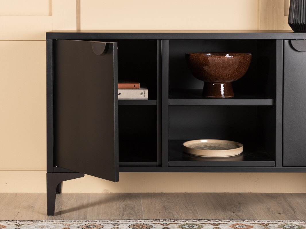 Meuble TV Romcamu 100 (Noir)