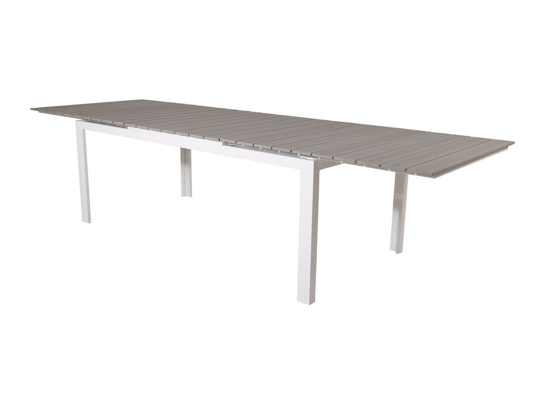 Table de jardin Dallas 668 (Gris + Blanc)