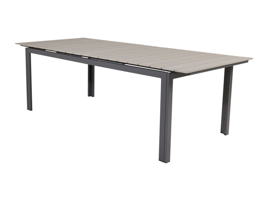 Table de jardin Dallas 668 (Gris + Noir)