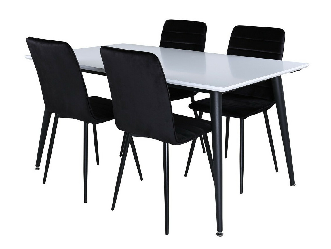 Salle à manger complète Dallas 2733 (Noir)