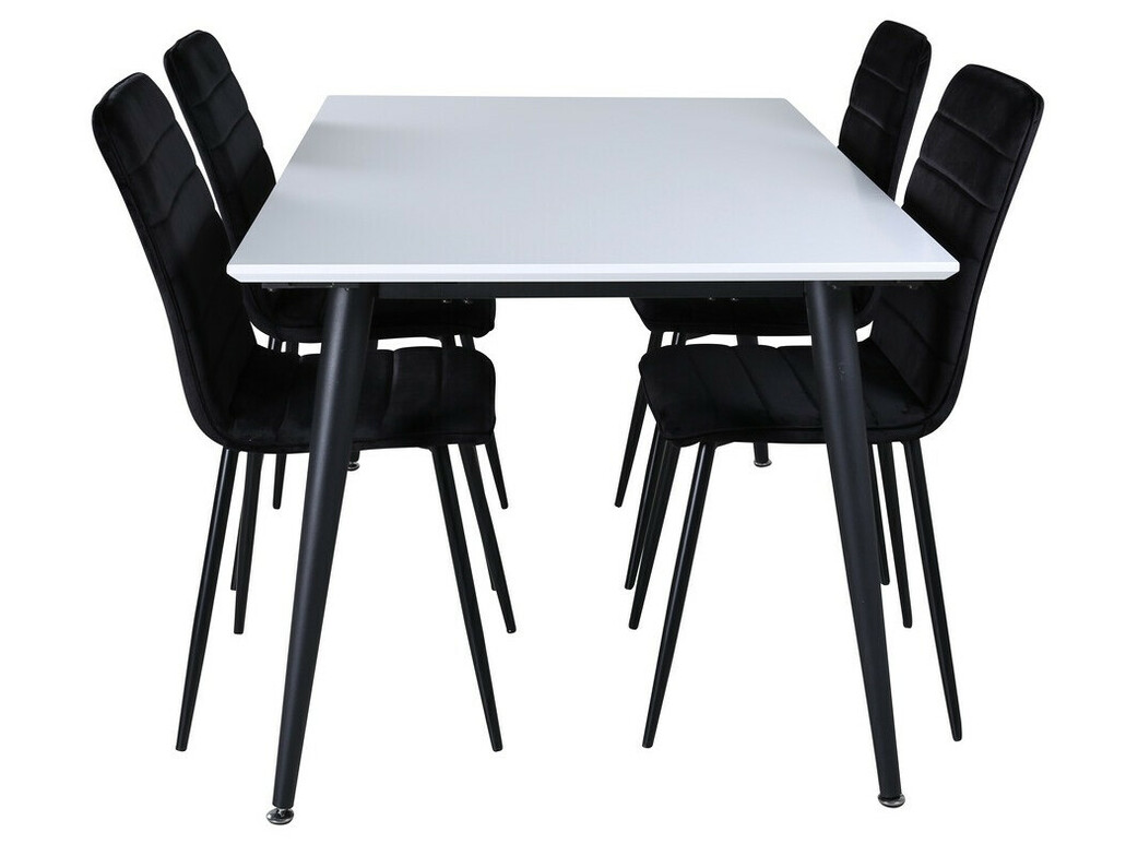 Salle à manger complète Dallas 2733 (Noir)