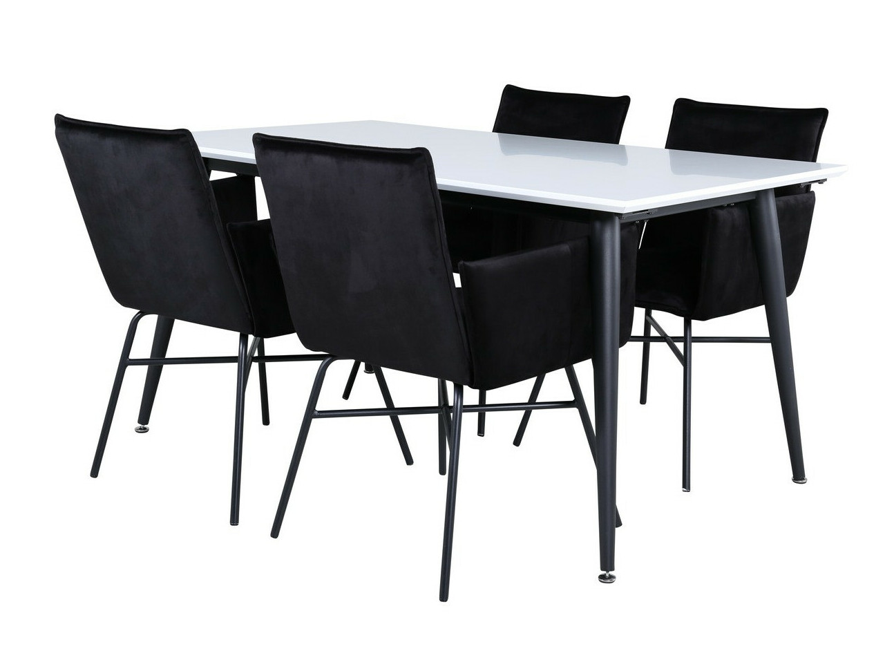 Salle à manger complète Dallas 2734 (Noir)