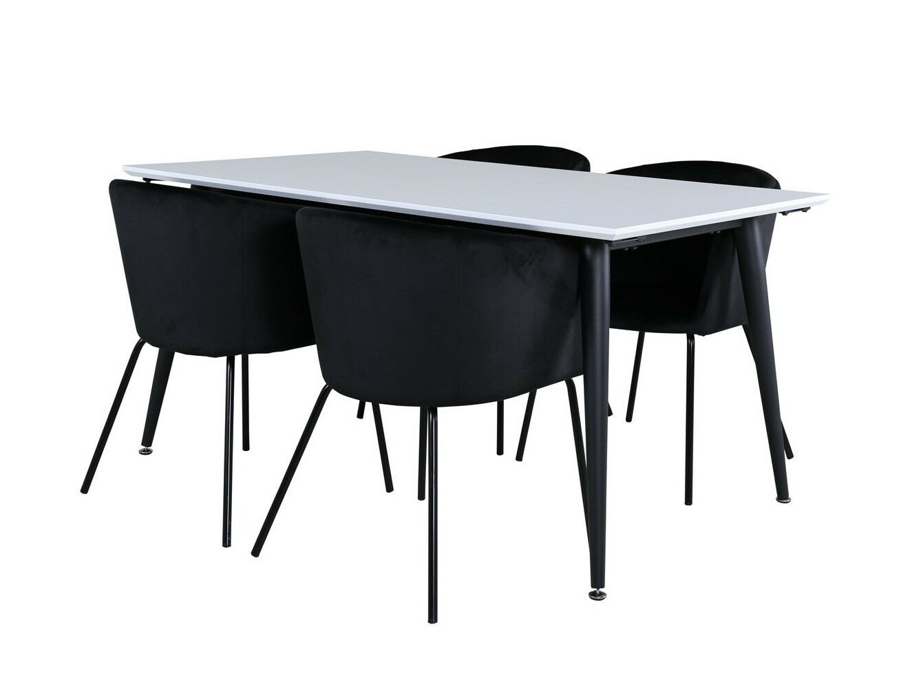 Salle à manger complète Dallas 2739 (Noir)