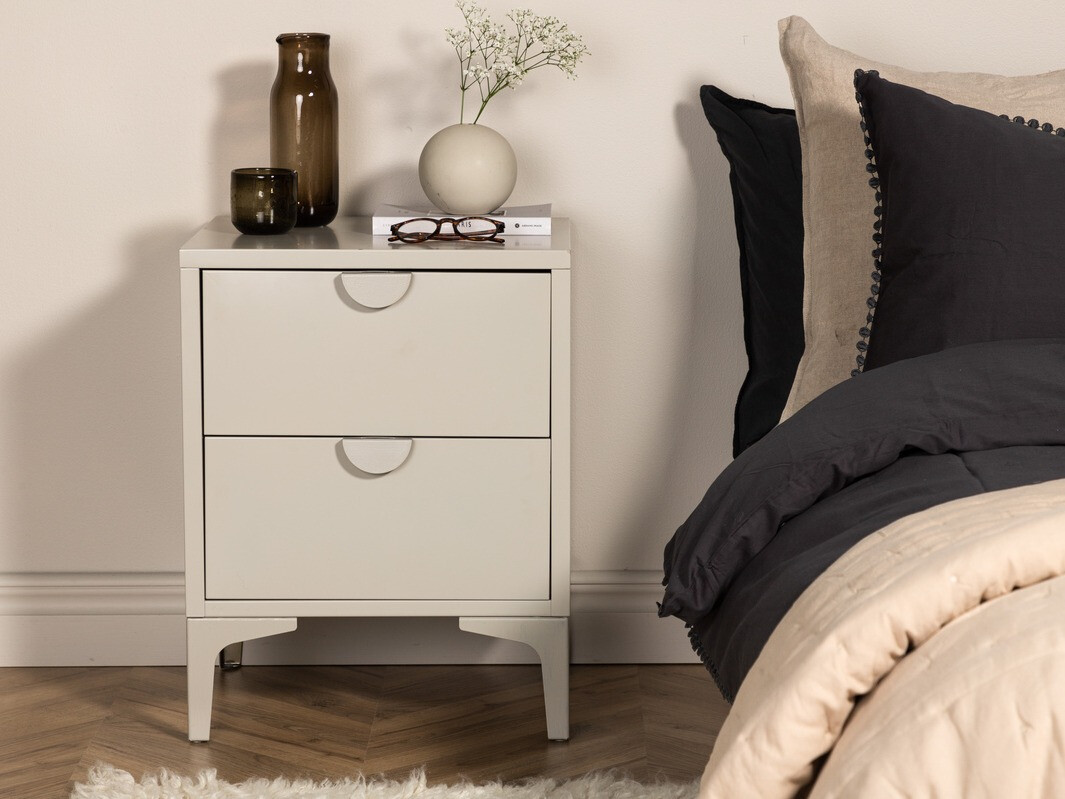 Table de chevet Romcamu 101 (Beige)