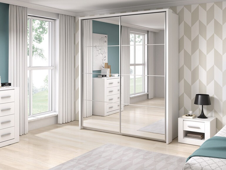 Table de chevet Fresno 106 (Blanc)