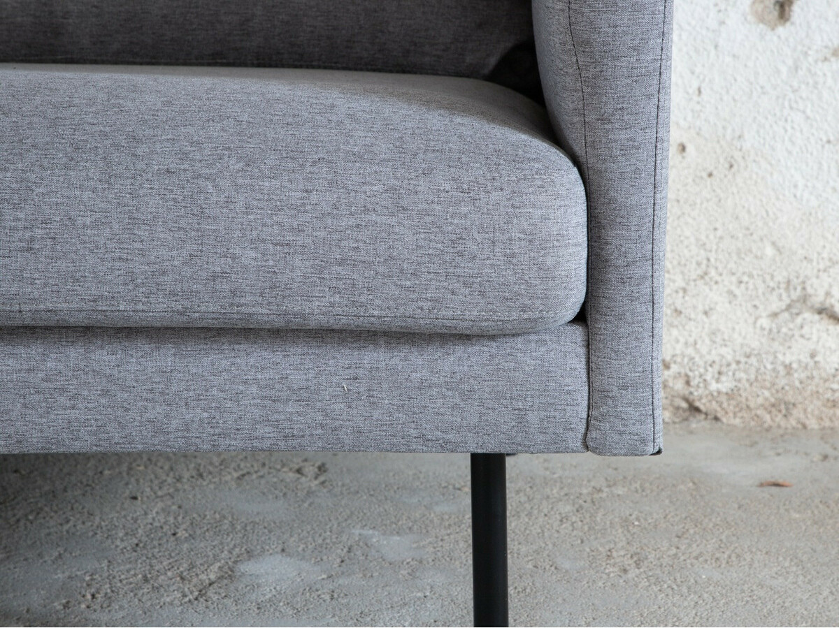 Ensemble de canapés Fercame 105 (Noir + Gris)