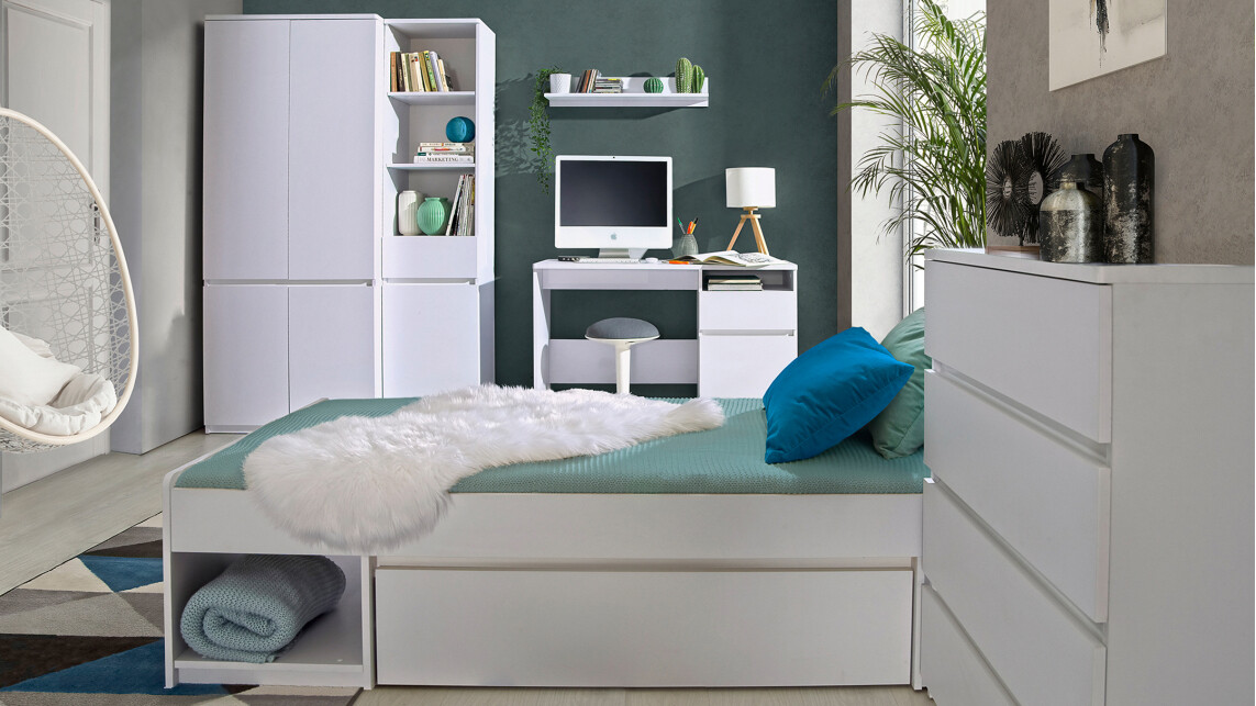 Armoire Evaropha 100 (Blanc)