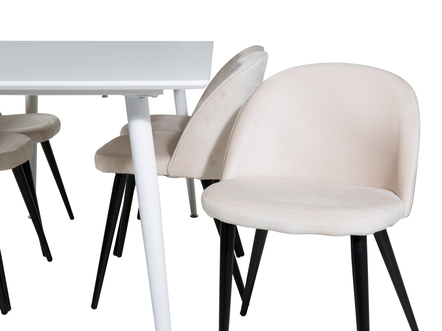 Salle à manger complète Dallas 1624 (Beige)