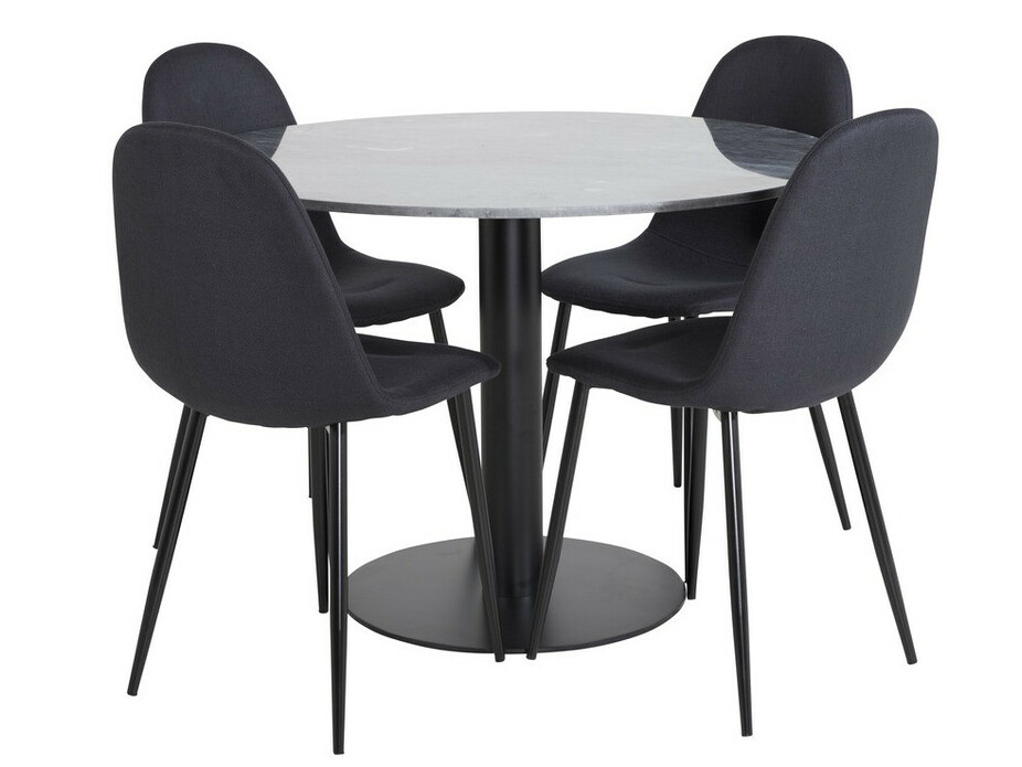Salle à manger complète Dallas 2627 (Noir)