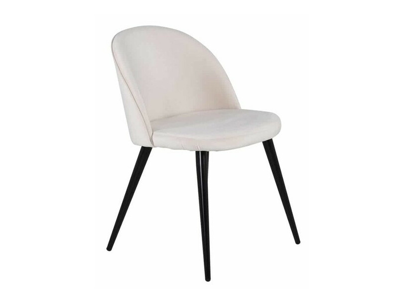 Salle à manger complète Dallas 2664 (Crème + Noir)