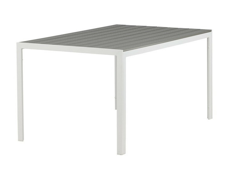 Table de jardin Dallas 2712 (Gris + Blanc)