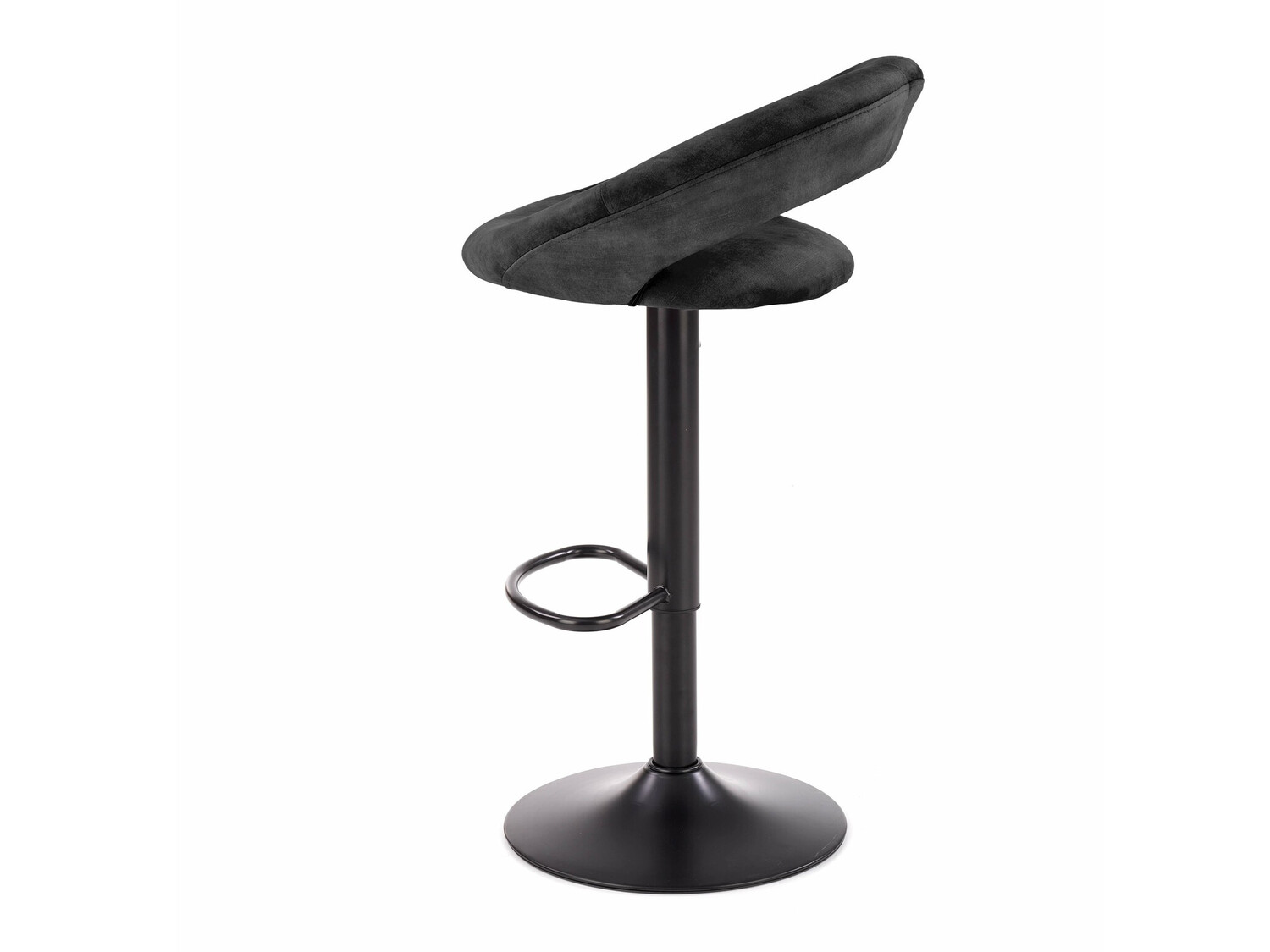 Chaise de bar mi-hauteur Houston 994 (Noir)