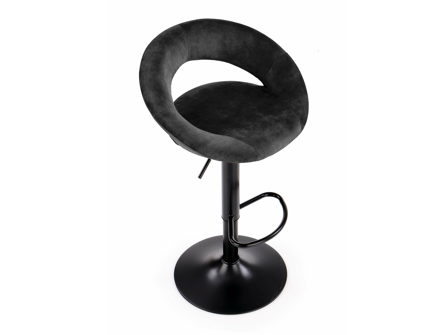 Chaise de bar mi-hauteur Houston 994 (Noir)
