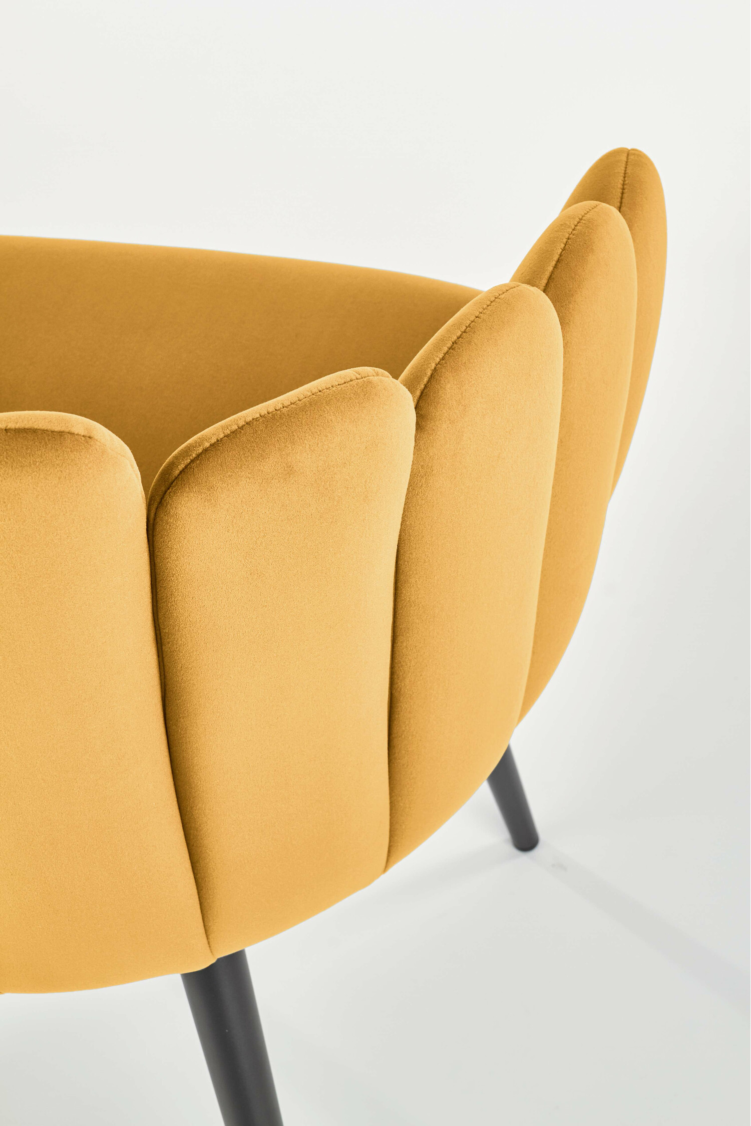 Chaise Houston 976 (Jaune foncé + Noir)