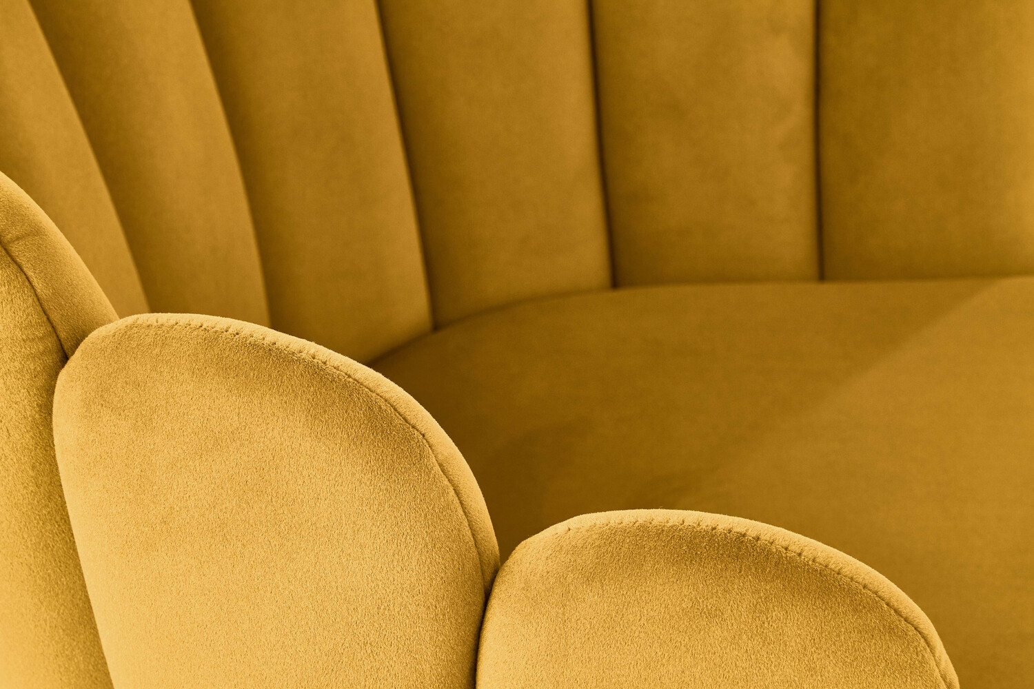 Chaise Houston 976 (Jaune foncé + Noir)