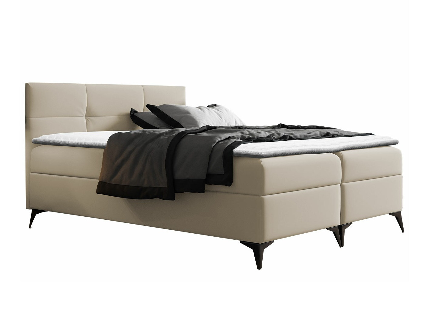 Lit boxspring Baltimore 134 (Soft 033)